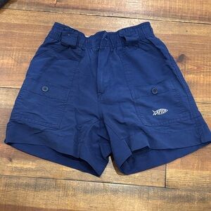 AFTCO Navy Blue Kids Shorts